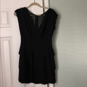 Urban Outfitters black scalloped dress